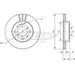 TOMEX Brakes Bremsscheibe